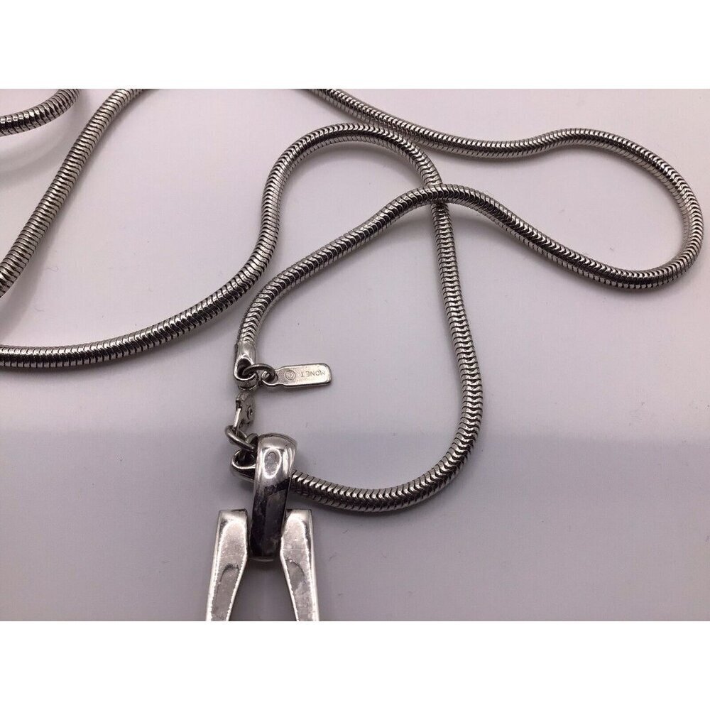 Monet Abstract Chunky Necklace Pendant - Picture 4 of 5